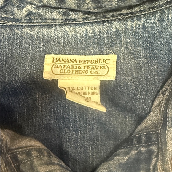 Banana Republic Denim Shirt Size 6 - Picture 2 of 6